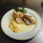 Kougelhops de choucroute garni de ses poissons d’eau douce aux herbes de la nature de Justine Tschaen au Rosenmeer